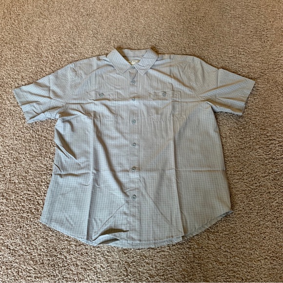 Orvis Other - Orvis Men's Short Sleeve Woven Tech Shirt, Grey, Large